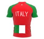 Italy  Full Zipper Bike Short Sleeve Cycling Jersey