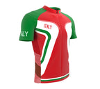Italy  Full Zipper Bike Short Sleeve Cycling Jersey