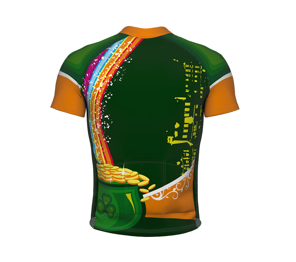 St. Patrick's Day Jackpot Short Sleeve Cycling Jersey for Men and Women