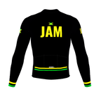 ScudoPro Pro Thermal Long Sleeve Cycling Jersey Country CODE Jamaica Black | Men and Women