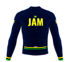ScudoPro Pro Thermal Long Sleeve Cycling Jersey Country CODE Jamaica Blue | Men and Women
