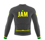 ScudoPro Pro Thermal Long Sleeve Cycling Jersey Country CODE Jamaica Gray | Men and Women