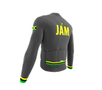 ScudoPro Pro Thermal Long Sleeve Cycling Jersey Country CODE Jamaica Gray | Men and Women