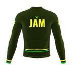 ScudoPro Pro Thermal Long Sleeve Cycling Jersey Country CODE Jamaica Green | Men and Women