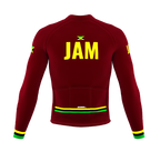 ScudoPro Pro Thermal Long Sleeve Cycling Jersey Country CODE Jamaica Vine | Men and Women
