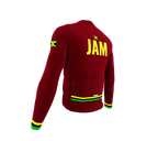 ScudoPro Pro Thermal Long Sleeve Cycling Jersey Country CODE Jamaica Vine | Men and Women