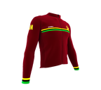 ScudoPro Pro Thermal Long Sleeve Cycling Jersey Country CODE Jamaica Vine | Men and Women