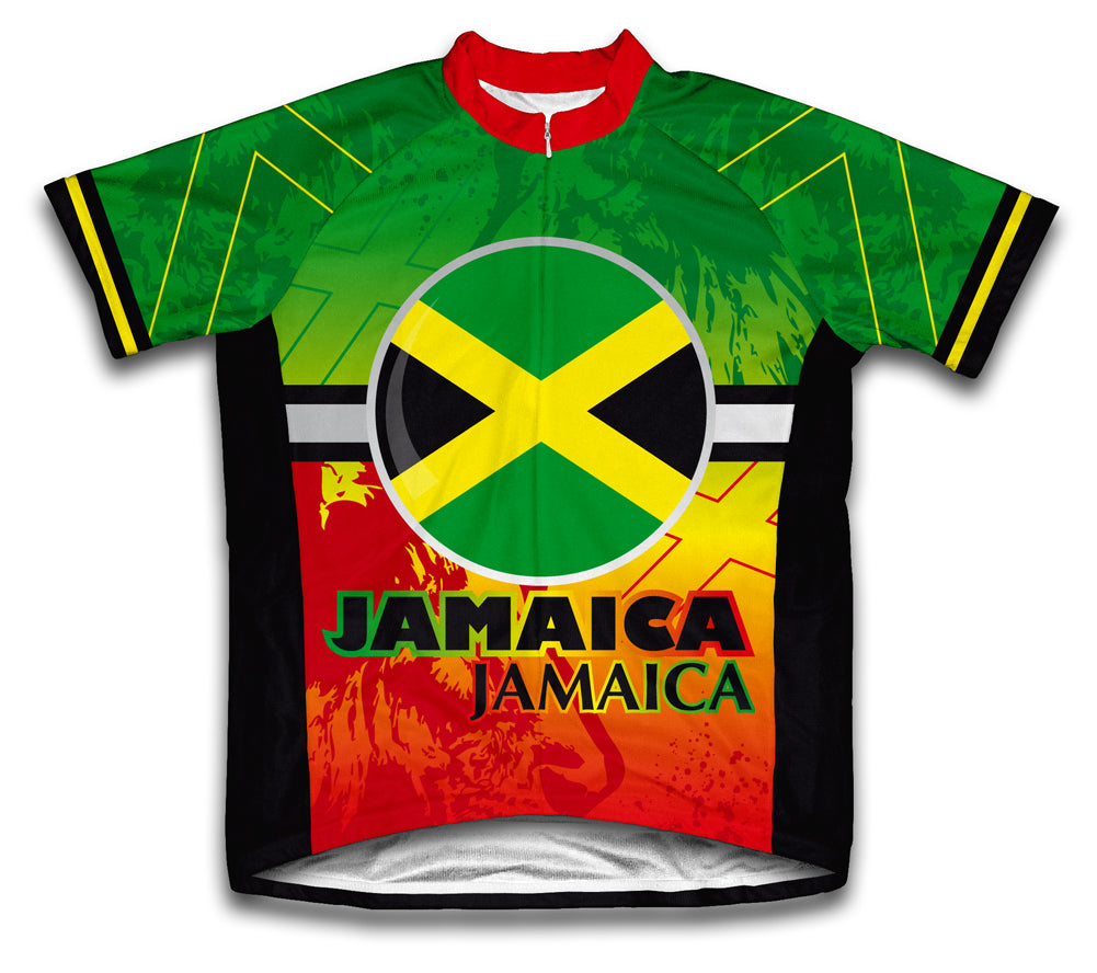 Jamaica Short Sleeve Cycling Jersey for Men and Women
