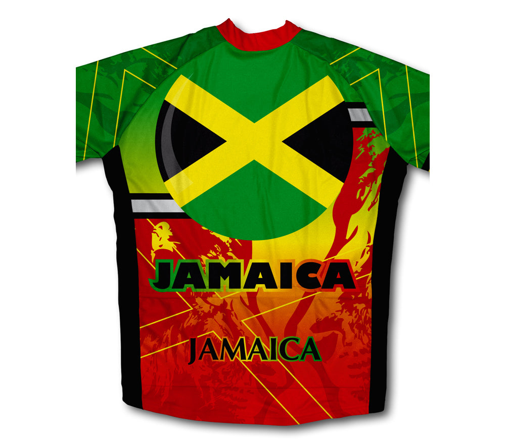 Jamaica Short Sleeve Cycling Jersey for Men and Women
