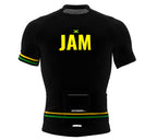 Jamaica Black CODE Short Sleeve Cycling PRO Jersey for Men and Women