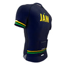 Jamaica Blue CODE Short Sleeve Cycling PRO Jersey for Men and Women