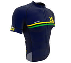 Jamaica Blue CODE Short Sleeve Cycling PRO Jersey for Men and Women