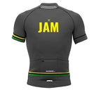 Jamaica Gray CODE Short Sleeve Cycling PRO Jersey for Men and Women