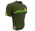 Jamaica Green CODE Short Sleeve Cycling PRO Jersey for Men and Women