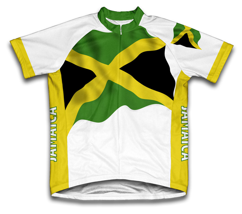 Jamaica Flag Cycling Jersey for Men and Women