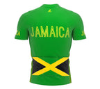 Jamaica  Full Zipper Bike Short Sleeve Cycling Jersey
