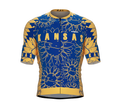 ScudoPro Pro-Elite Short Sleeve Cycling Jersey Kansas USA State Icon landmark symbol identity  | Men and Women