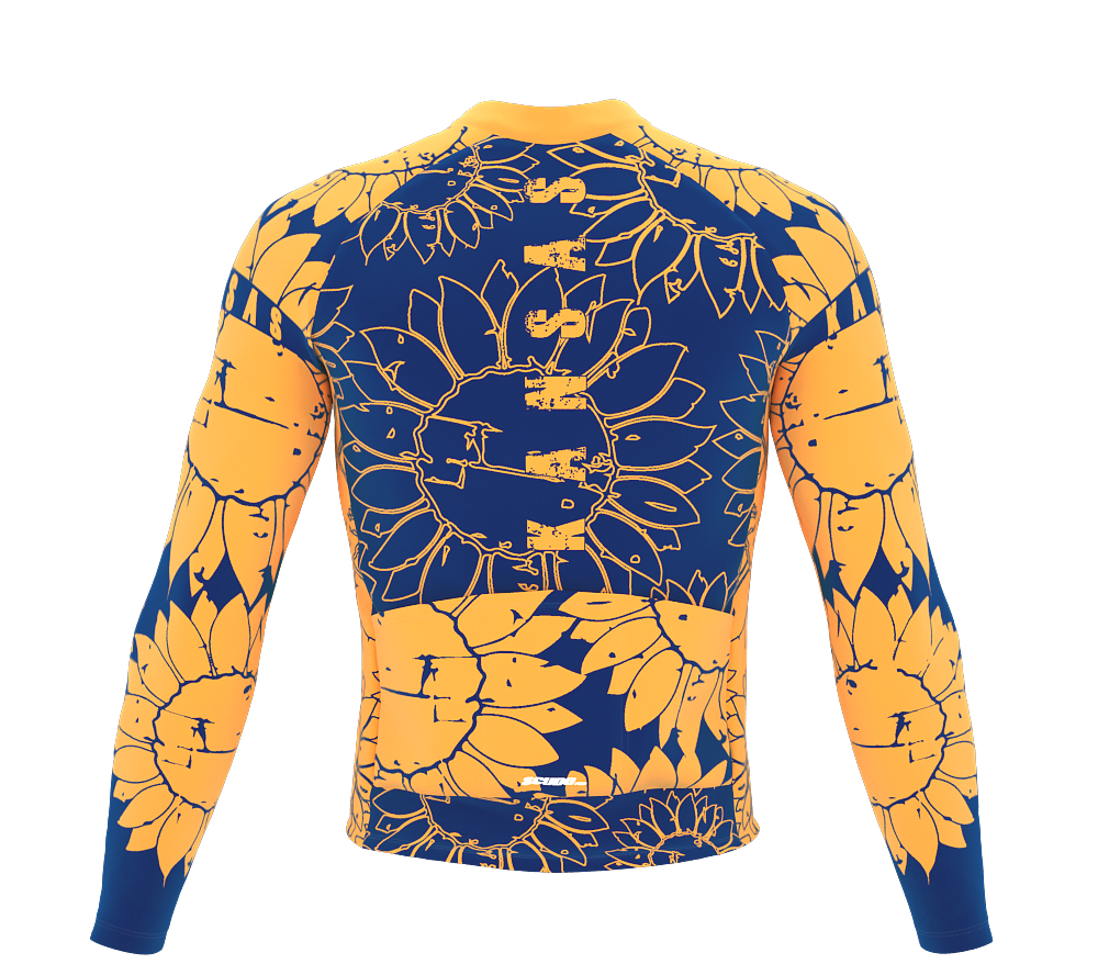 ScudoPro Pro Thermal Long Sleeve Cycling Jersey Kansas USA state Icon landmark identity  | Men and Women