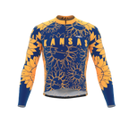 ScudoPro Pro Thermal Long Sleeve Cycling Jersey Kansas USA state Icon landmark identity  | Men and Women