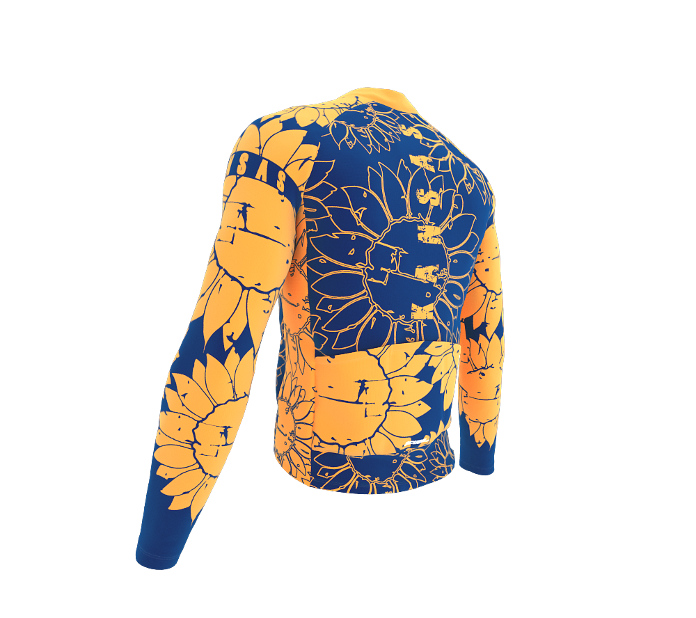 ScudoPro Pro Thermal Long Sleeve Cycling Jersey Kansas USA state Icon landmark identity  | Men and Women