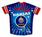 Kansas Short Sleeve Cycling Jersey for Men and Women