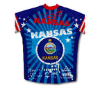 Kansas Short Sleeve Cycling Jersey for Men and Women