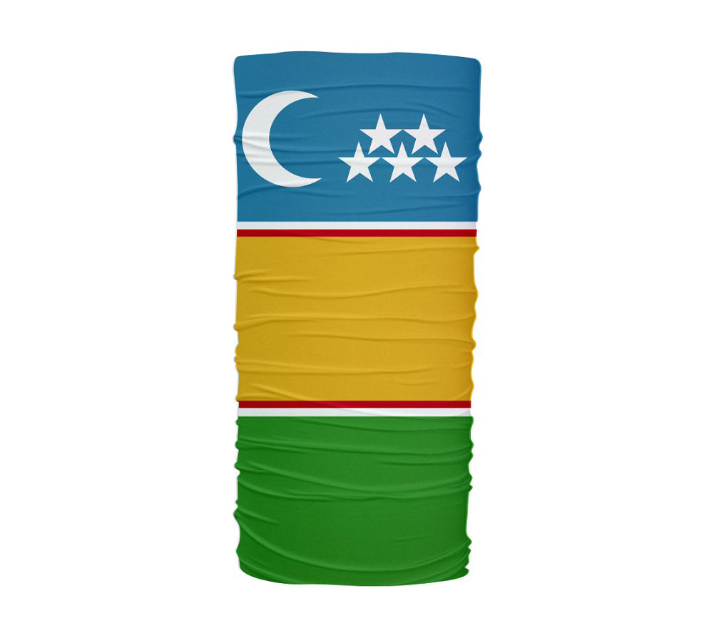 Karakalpakstan Flag Multifunctional UV Protection Headband
