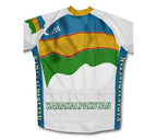 Karakalpakstan Flag Cycling Jersey for Men and Women