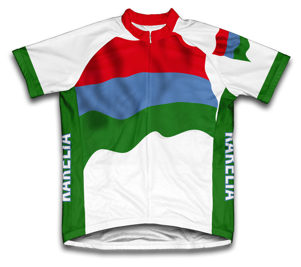 Karelia Flag Cycling Jersey for Men and Women