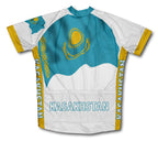 Kasakhstan Flag Cycling Jersey for Men and Women