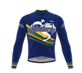ScudoPro Pro Thermal Long Sleeve Cycling Jersey Kentucky USA state Icon landmark identity  | Men and Women