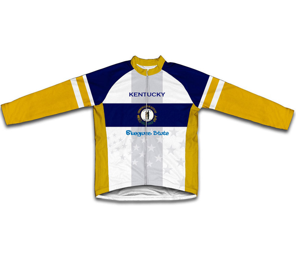 Kentucky Flag Winter Thermal Cycling Jersey