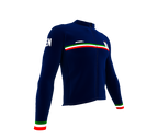 ScudoPro Pro Thermal Long Sleeve Cycling Jersey Country CODE Kenya Blue | Men and Women