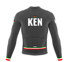 ScudoPro Pro Thermal Long Sleeve Cycling Jersey Country CODE Kenya Gray | Men and Women