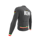 ScudoPro Pro Thermal Long Sleeve Cycling Jersey Country CODE Kenya Gray | Men and Women