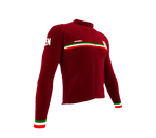 ScudoPro Pro Thermal Long Sleeve Cycling Jersey Country CODE Kenya Vine | Men and Women