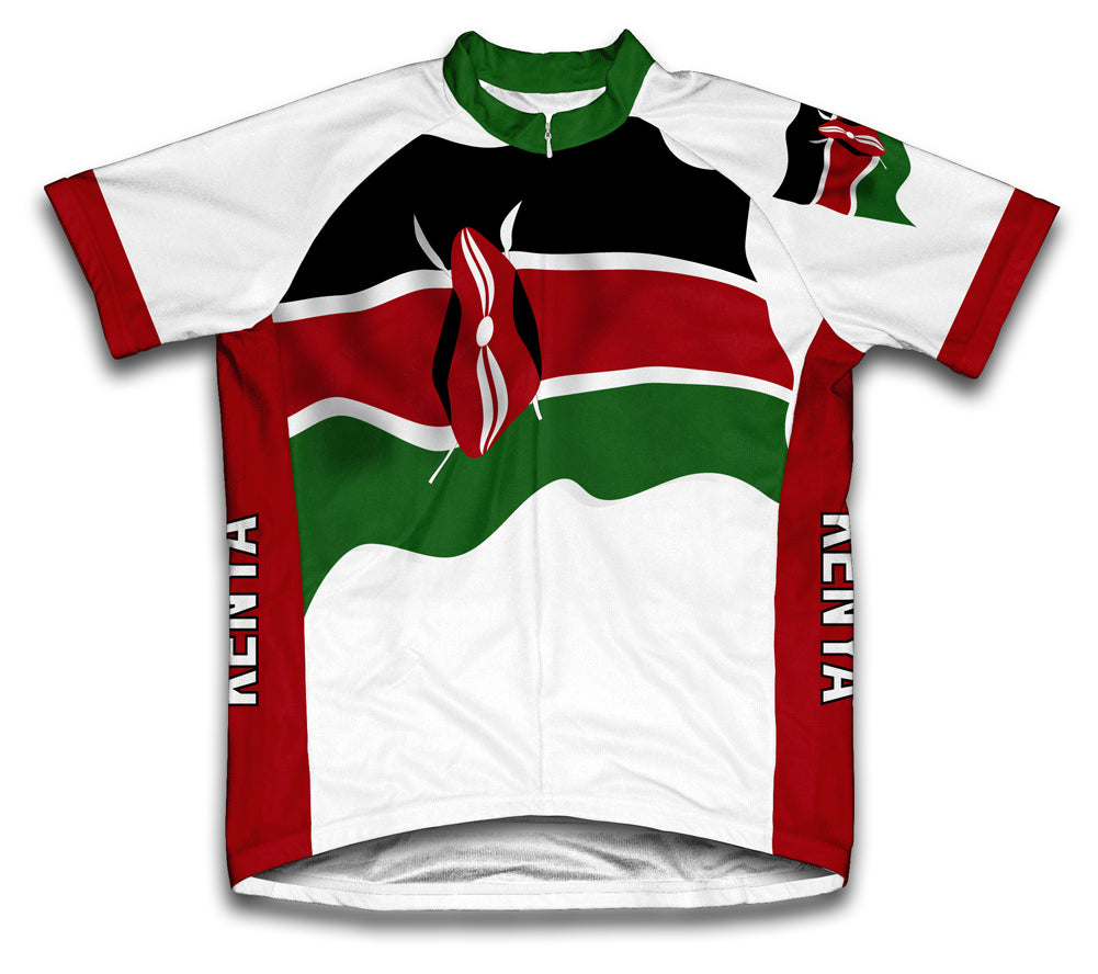 Kenya Flag Cycling Jersey for Men and Women