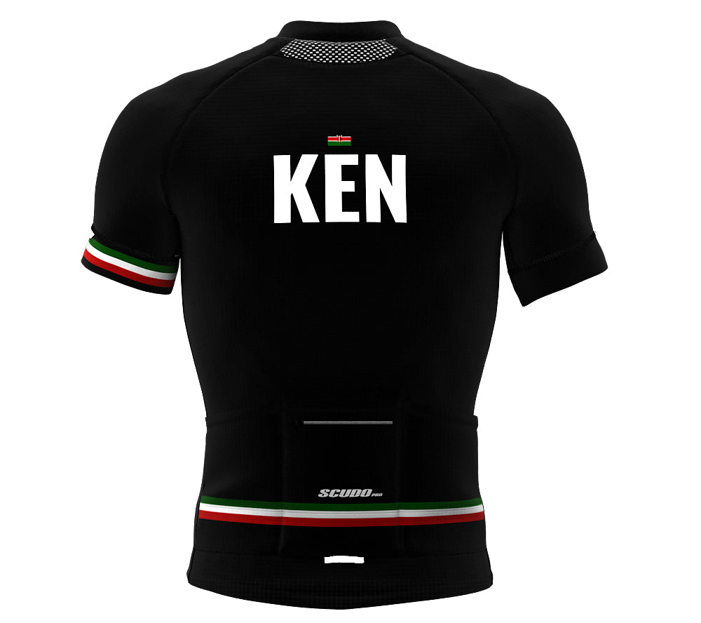 Kenya Black CODE Short Sleeve Cycling PRO Jersey for Men and Women