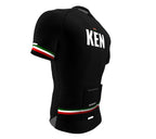 Kenya Black CODE Short Sleeve Cycling PRO Jersey for Men and Women