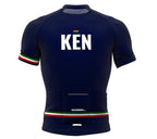 Kenya Blue CODE Short Sleeve Cycling PRO Jersey for Men and Women