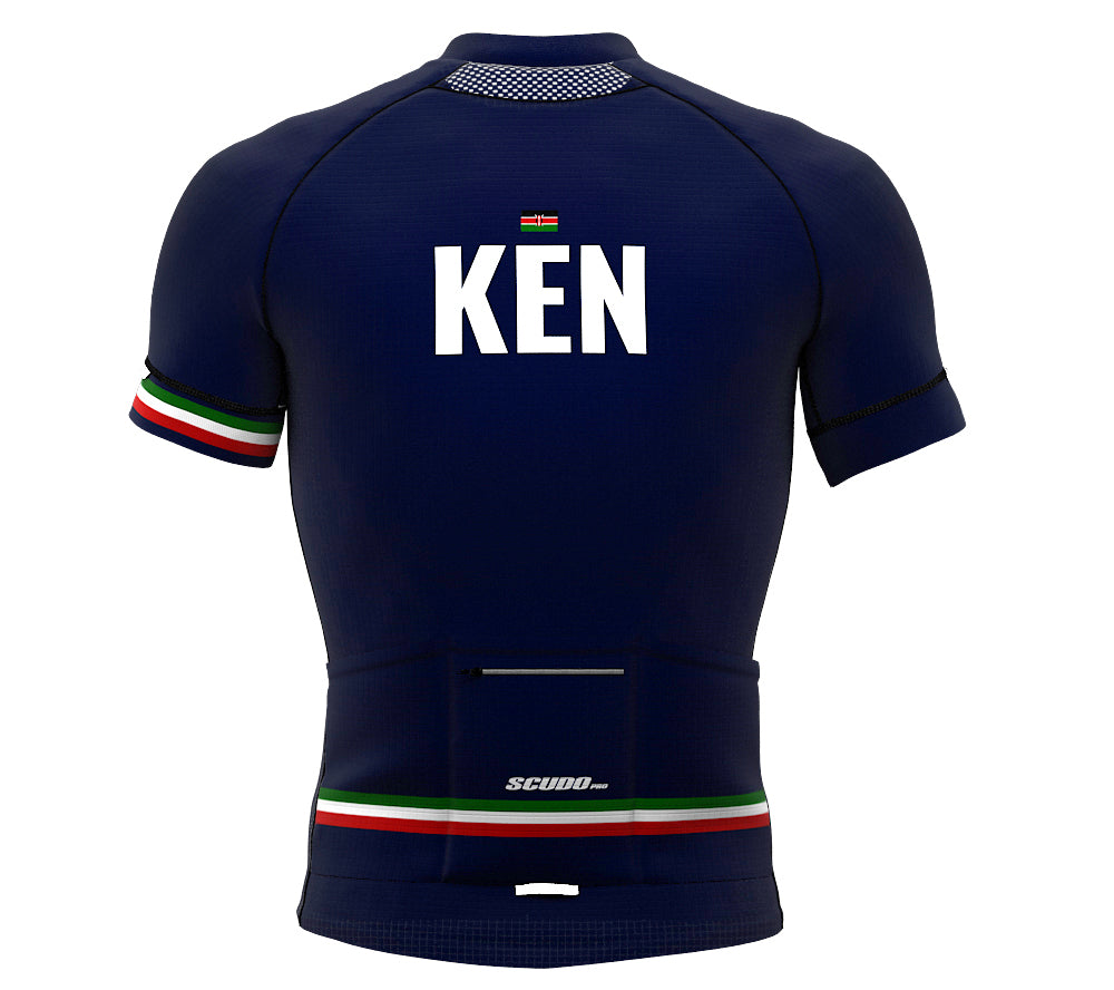 Kenya Blue CODE Short Sleeve Cycling PRO Jersey for Men and Women