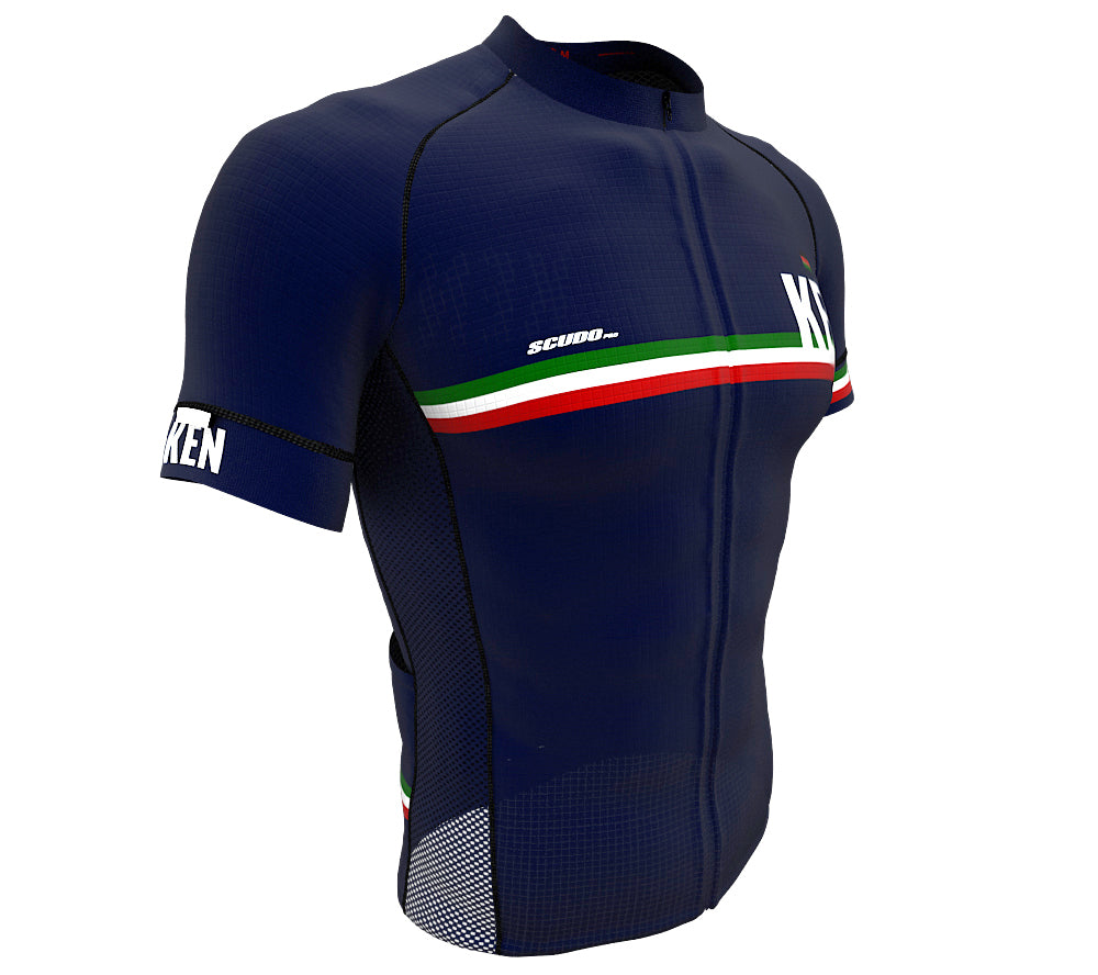 Kenya Blue CODE Short Sleeve Cycling PRO Jersey for Men and Women