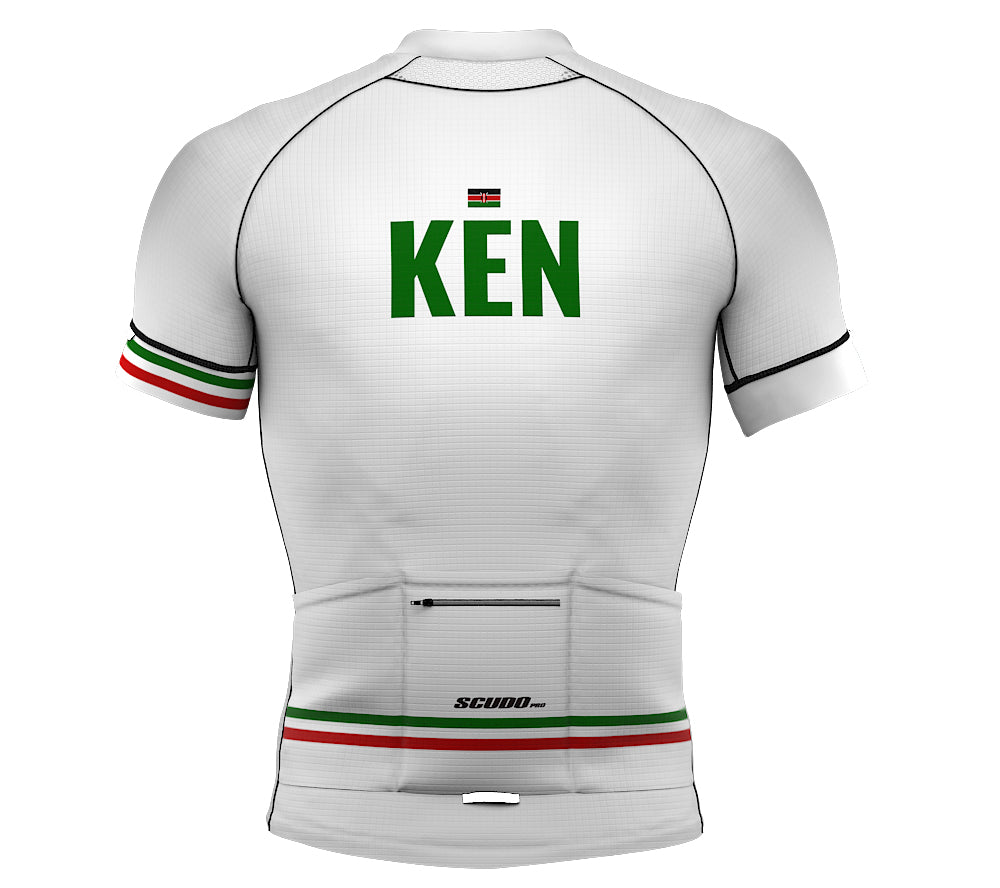 Kenya White CODE Short Sleeve Cycling PRO Jersey for Men and Women