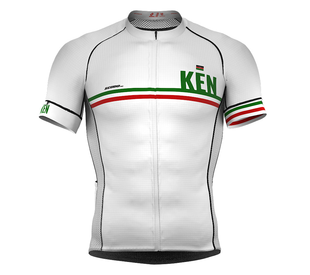 Kenya White CODE Short Sleeve Cycling PRO Jersey for Men and WomenKenya White CODE Short Sleeve Cycling PRO Jersey for Men and Women