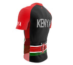 Kenya  Full Zipper Bike Short Sleeve Cycling Jersey