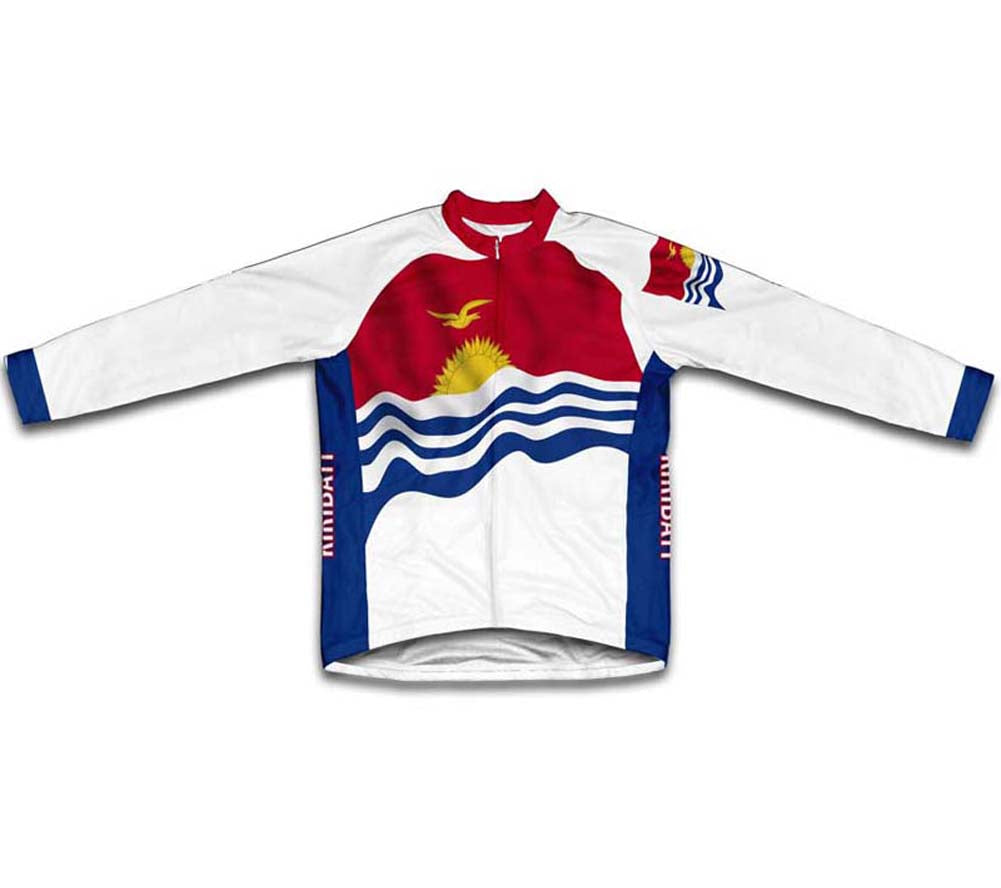 Kiribati Flag Cycling Jersey for Men and Women
