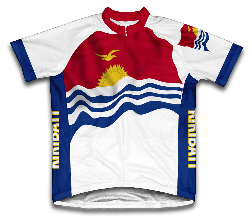 Kiribati Flag Cycling Jersey for Men and Women