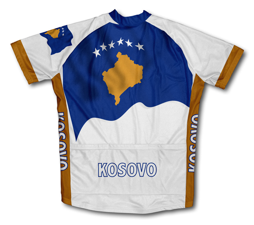 Kosovo Flag Cycling Jersey for Men and Women