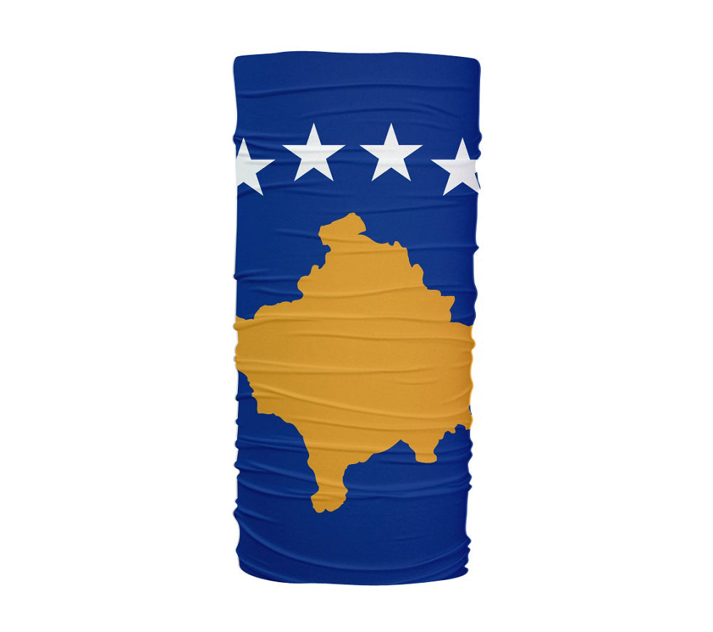 Kosovo Flag Multifunctional UV Protection Headband