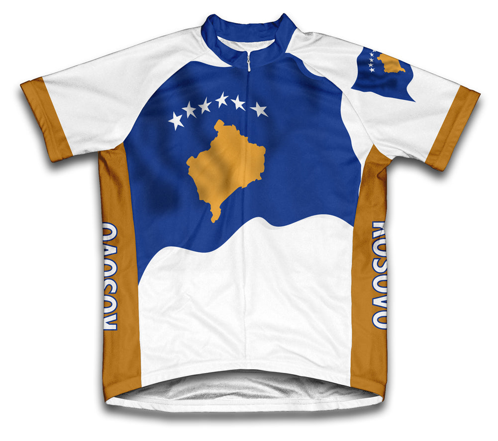 Kosovo Flag Cycling Jersey for Men and Women